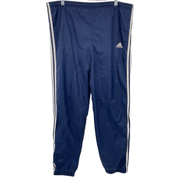 adidas Other - Vintage 90s Men's M Adidas 3 stripe nylon windbreaker track sweat pants joggers